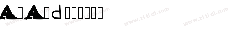 AL AHD TV字体转换